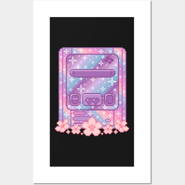 Galaxy Console Pixel Art Wall Art by AlleenasPixels